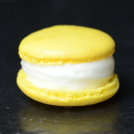Macarons glacés au citron à la sorbetière